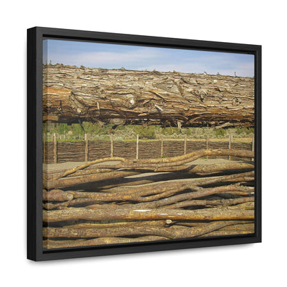 Through The Rails Gallery Canvas Wraps Framed