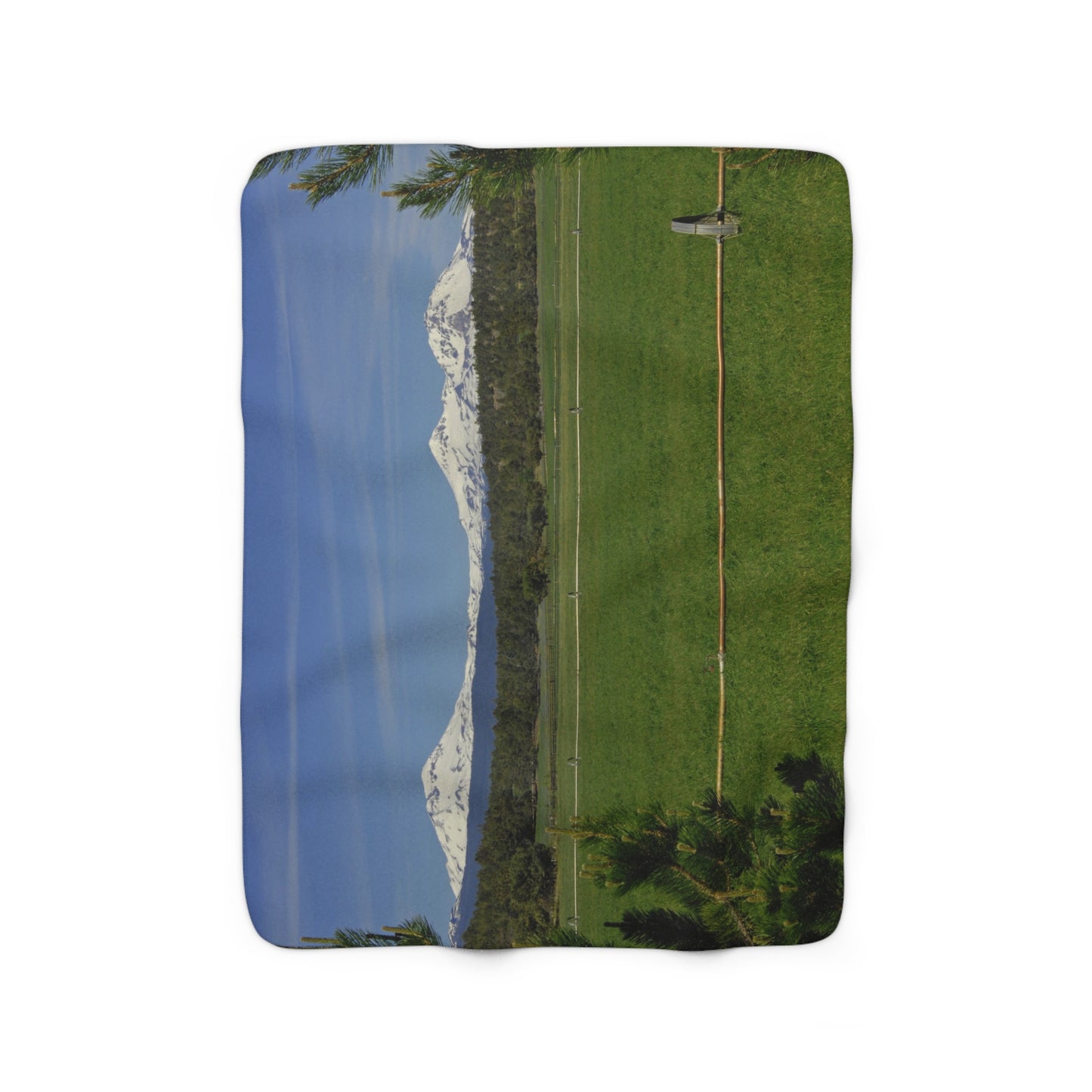 Mountain Pasture Sherpa Fleece Blanket