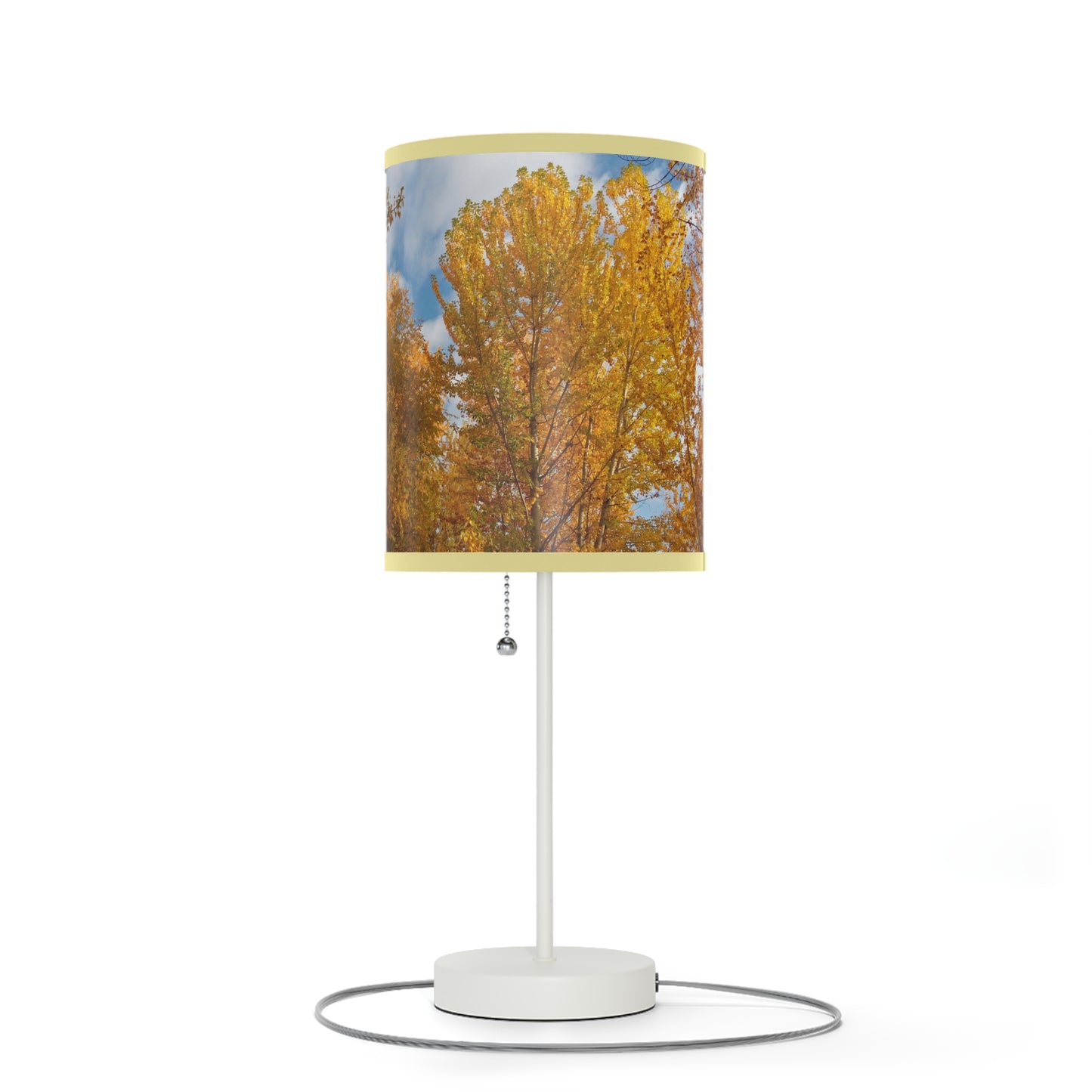 Autumn Gold Lamp on a Stand