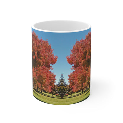 Autumn Tree Early Fall Ceramic Mug 11oz