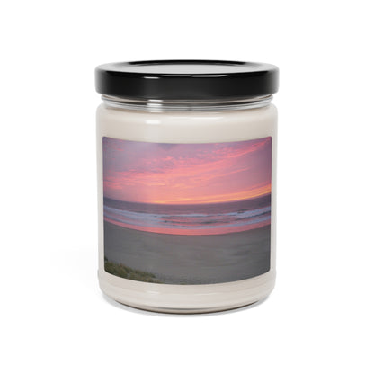Pink Ocean Sunset Scented Soy Candle, 9oz
