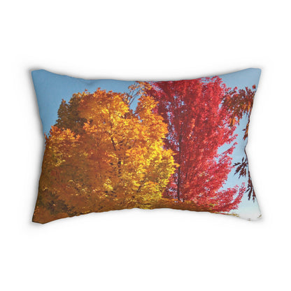 Autumn Bench Spun Polyester Lumbar Pillow