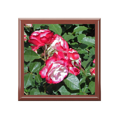 Romantic Roses Jewelry Box ~ 7.24"