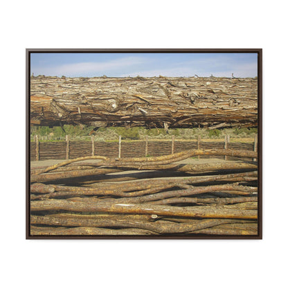 Through The Rails Gallery Canvas Wraps Framed