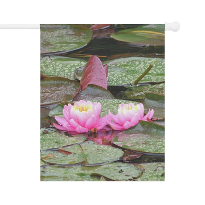 Water Lilies Garden & House Banner