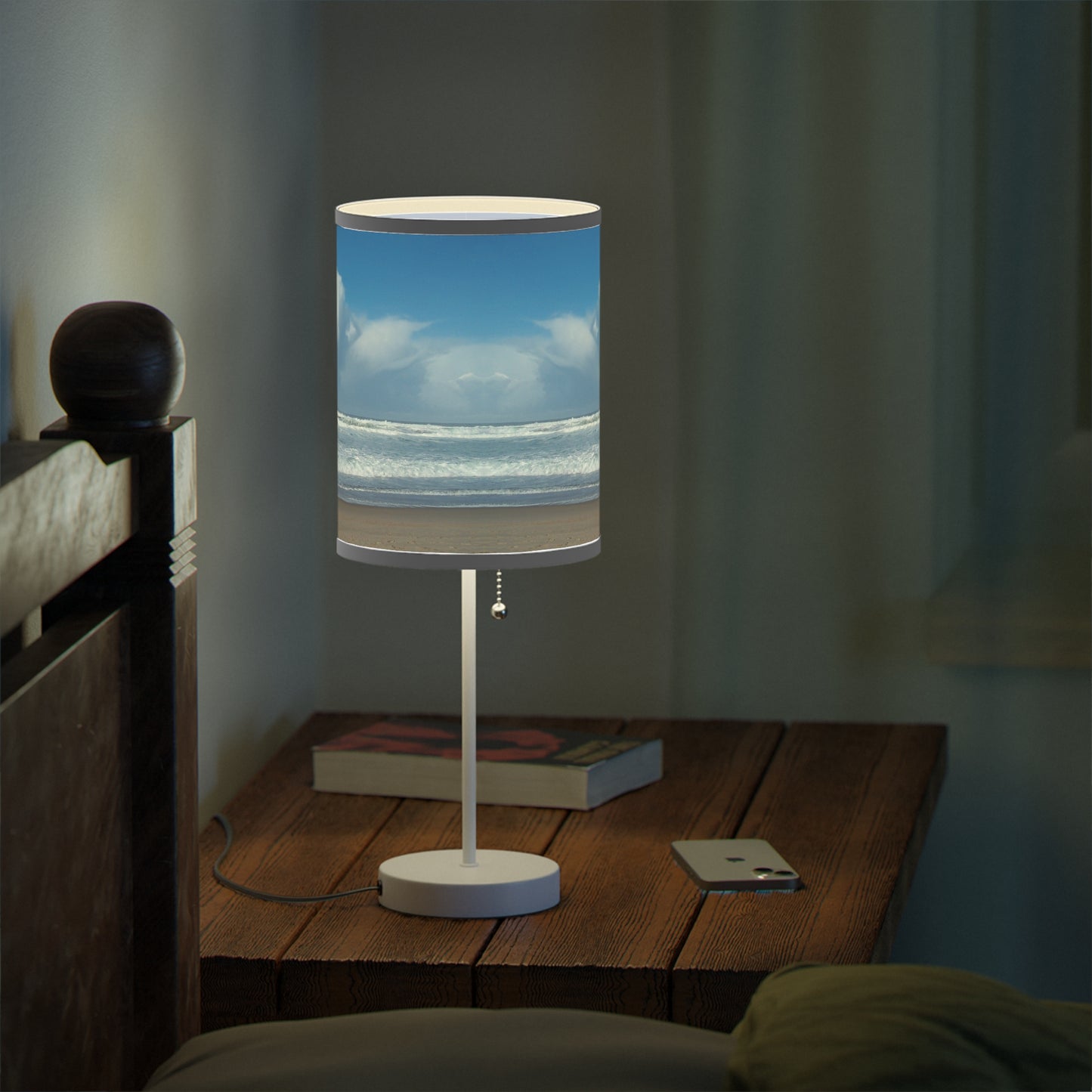 Blue Sky Beach Lamp on a Stand