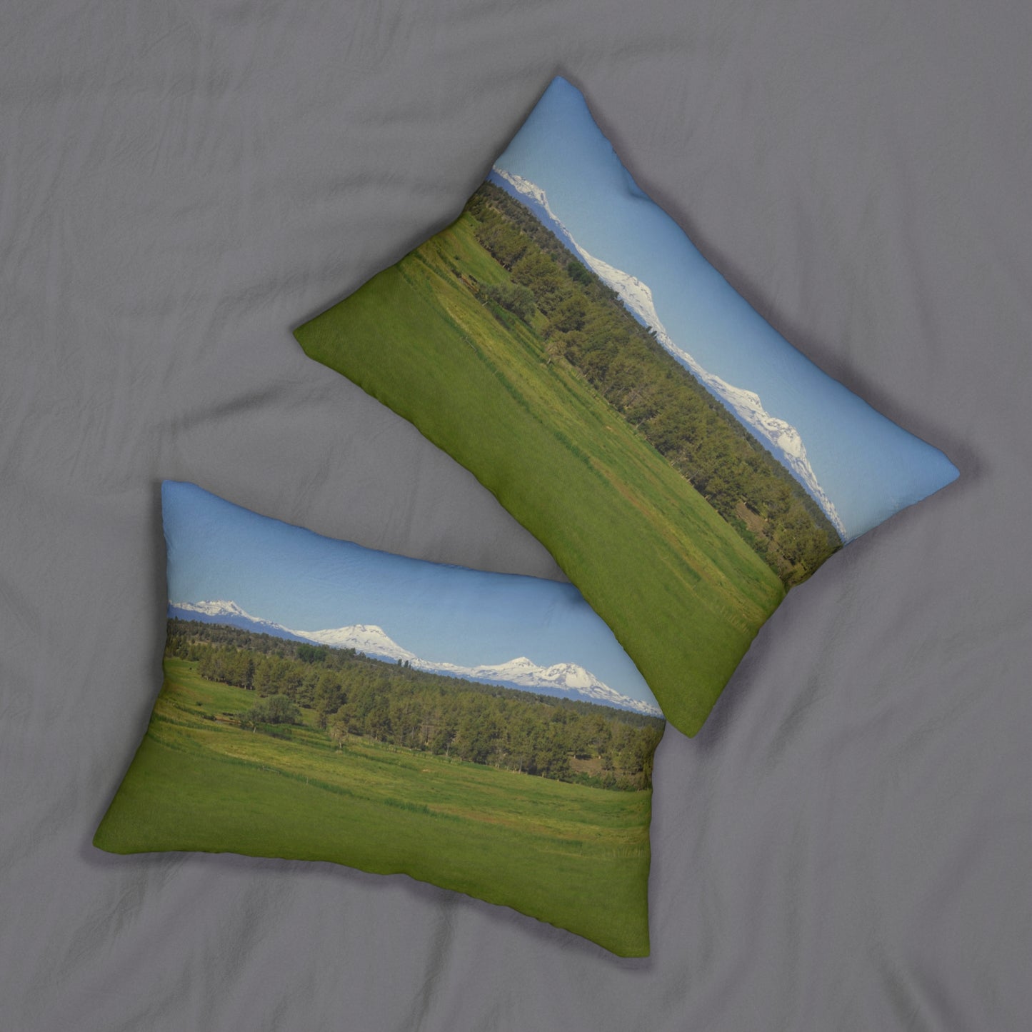 Mountain Meadow Spun Polyester Lumbar Pillow