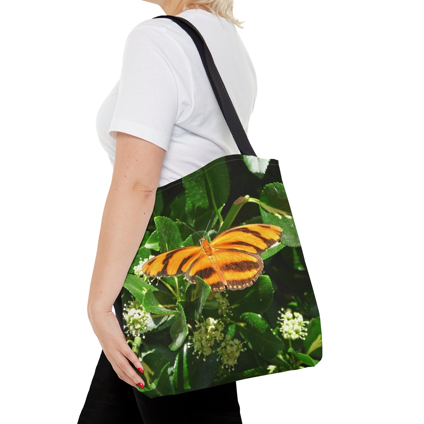 Golden Butterfly Tote Bag