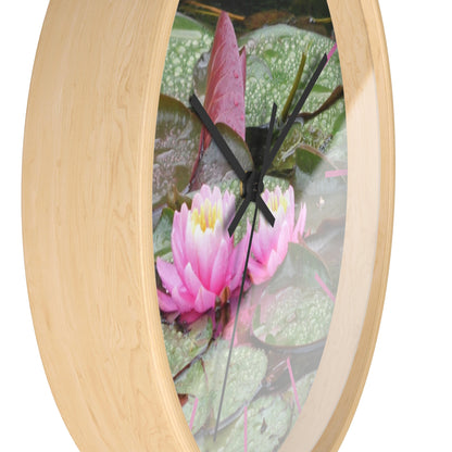 Water Lilies Wall Clock