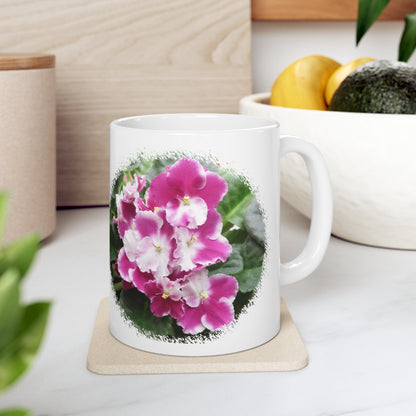 African Violets Ceramic Mug 11oz