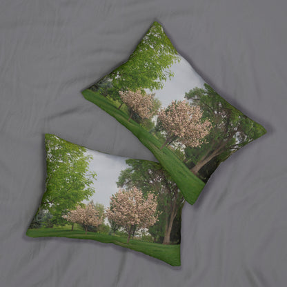Spring In The Air Spun Polyester Lumbar Pillow