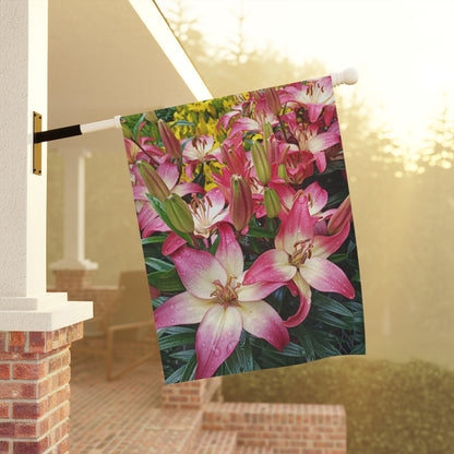 Lovely Lilies Garden & House Banner