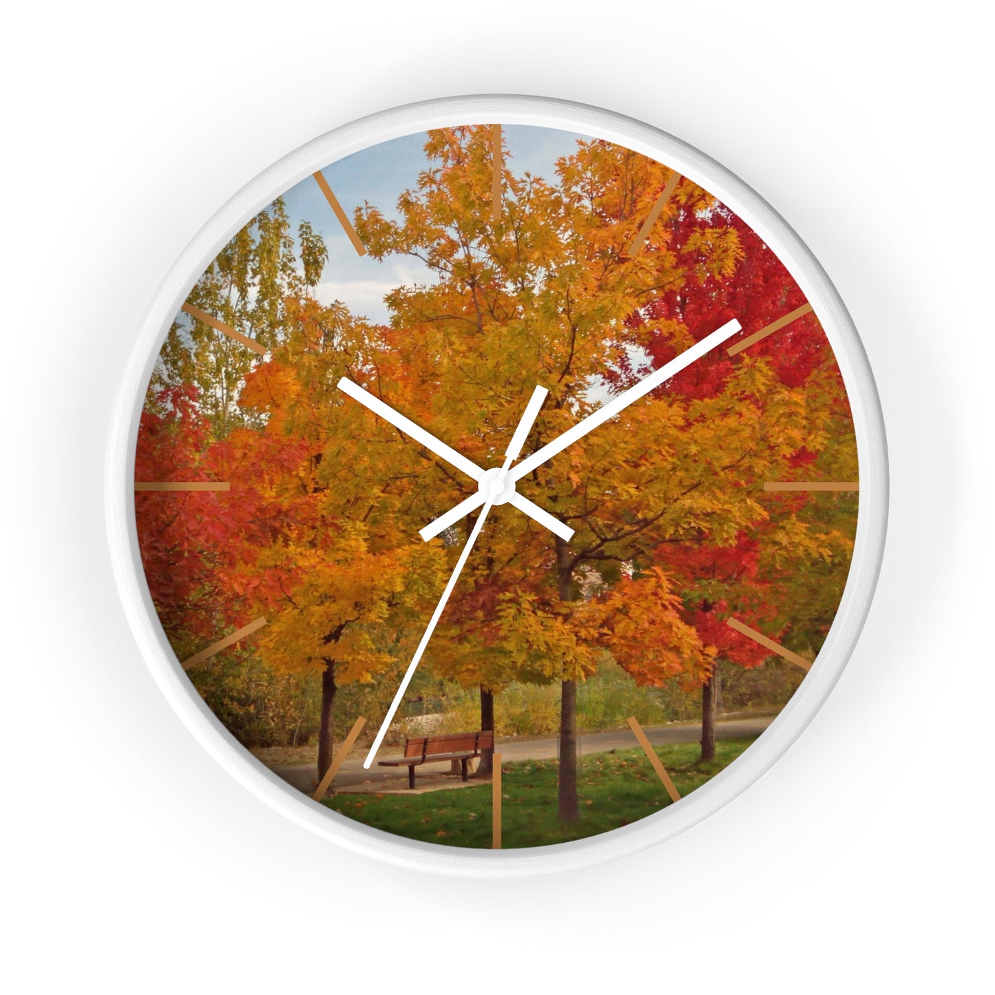 Autumn Serenity Wall Clock