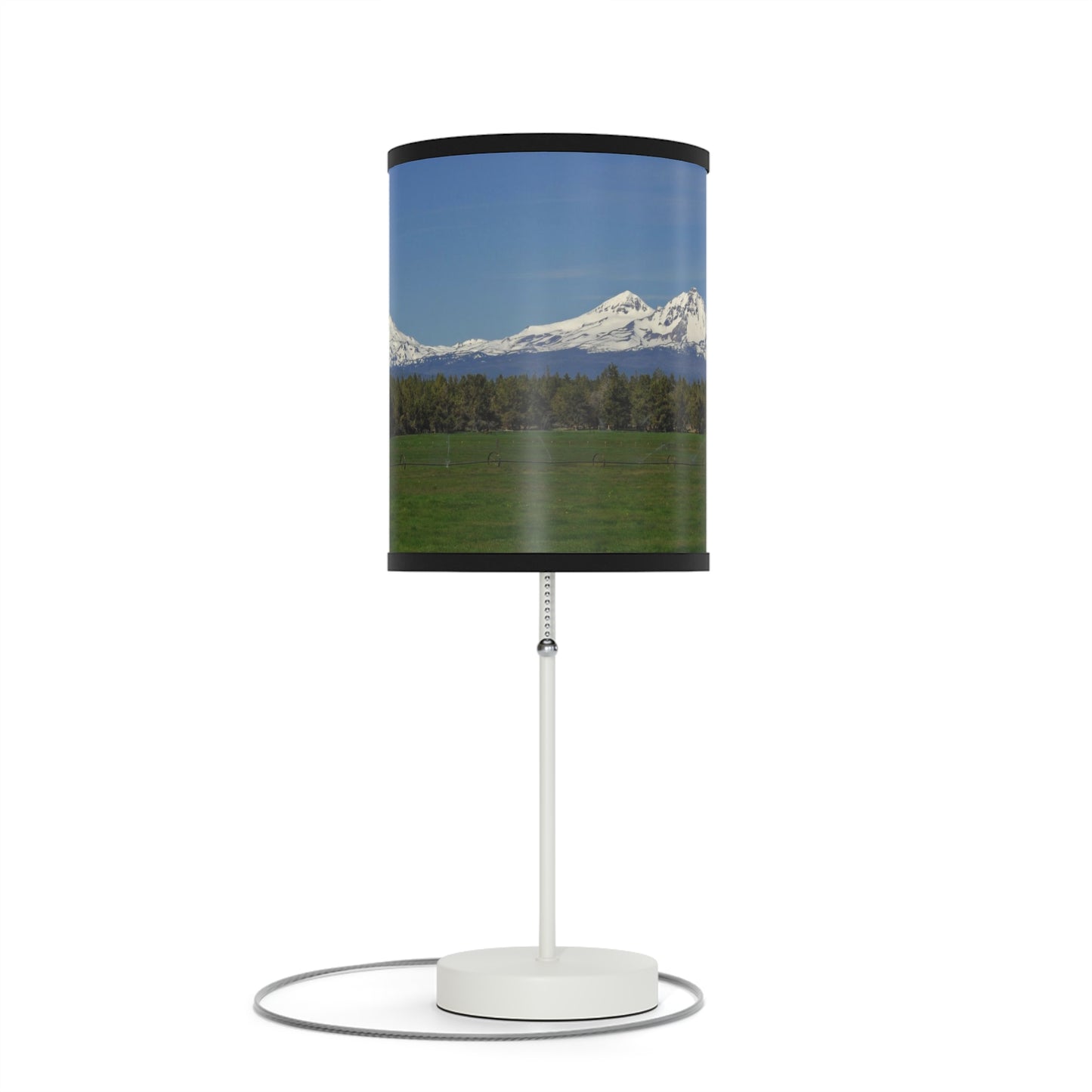 Mountain Field Lamp on a Stand