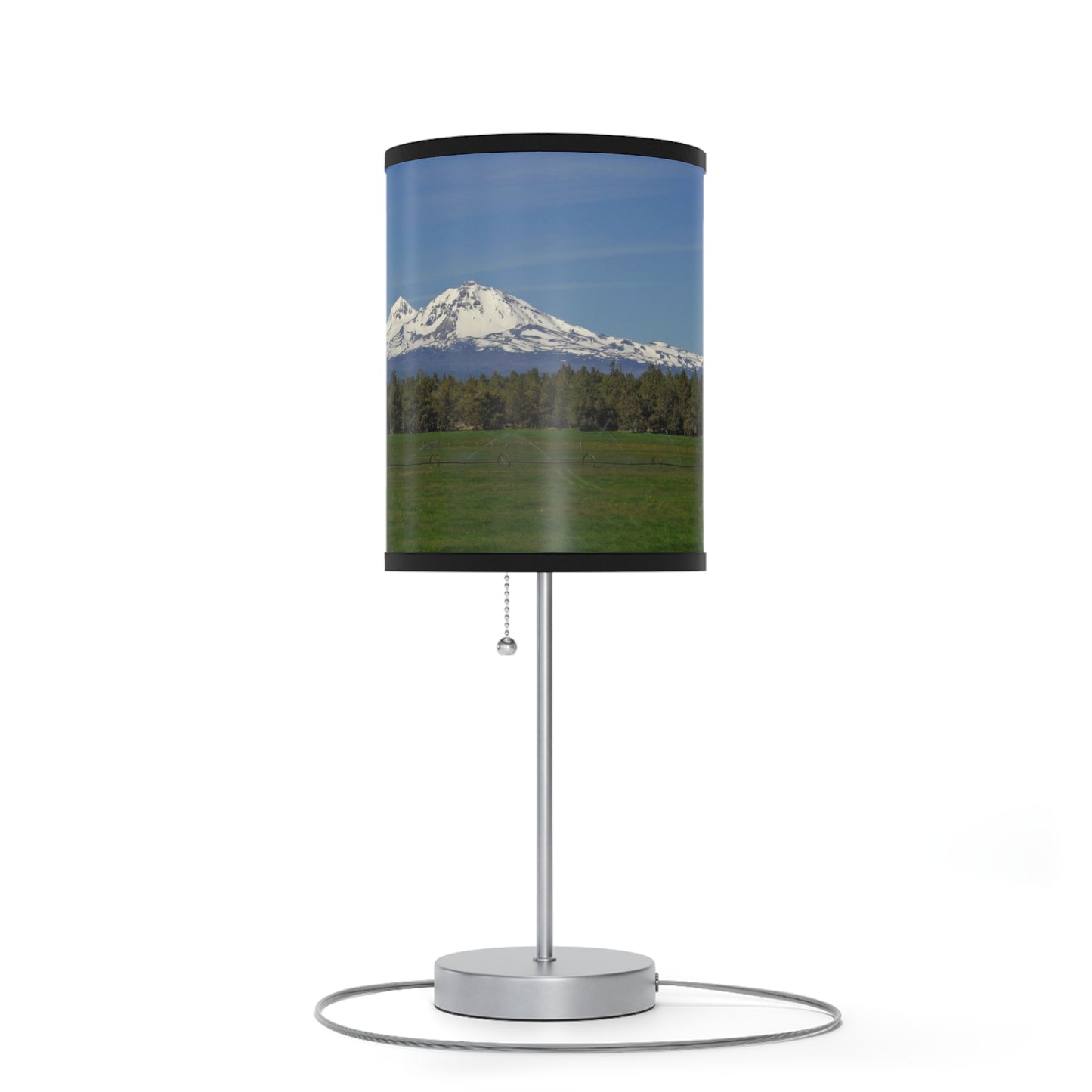 Mountain Field Lamp on a Stand