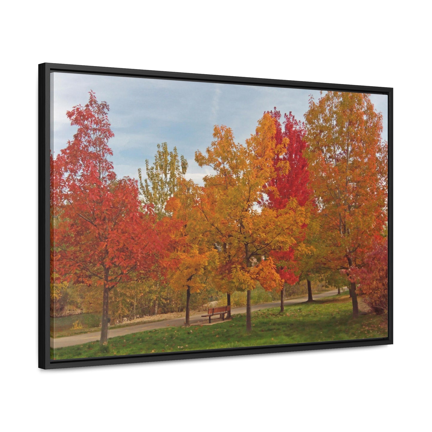 Autumn Serenity Gallery Canvas Wraps Framed