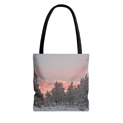 Winter Sunset Tote Bag