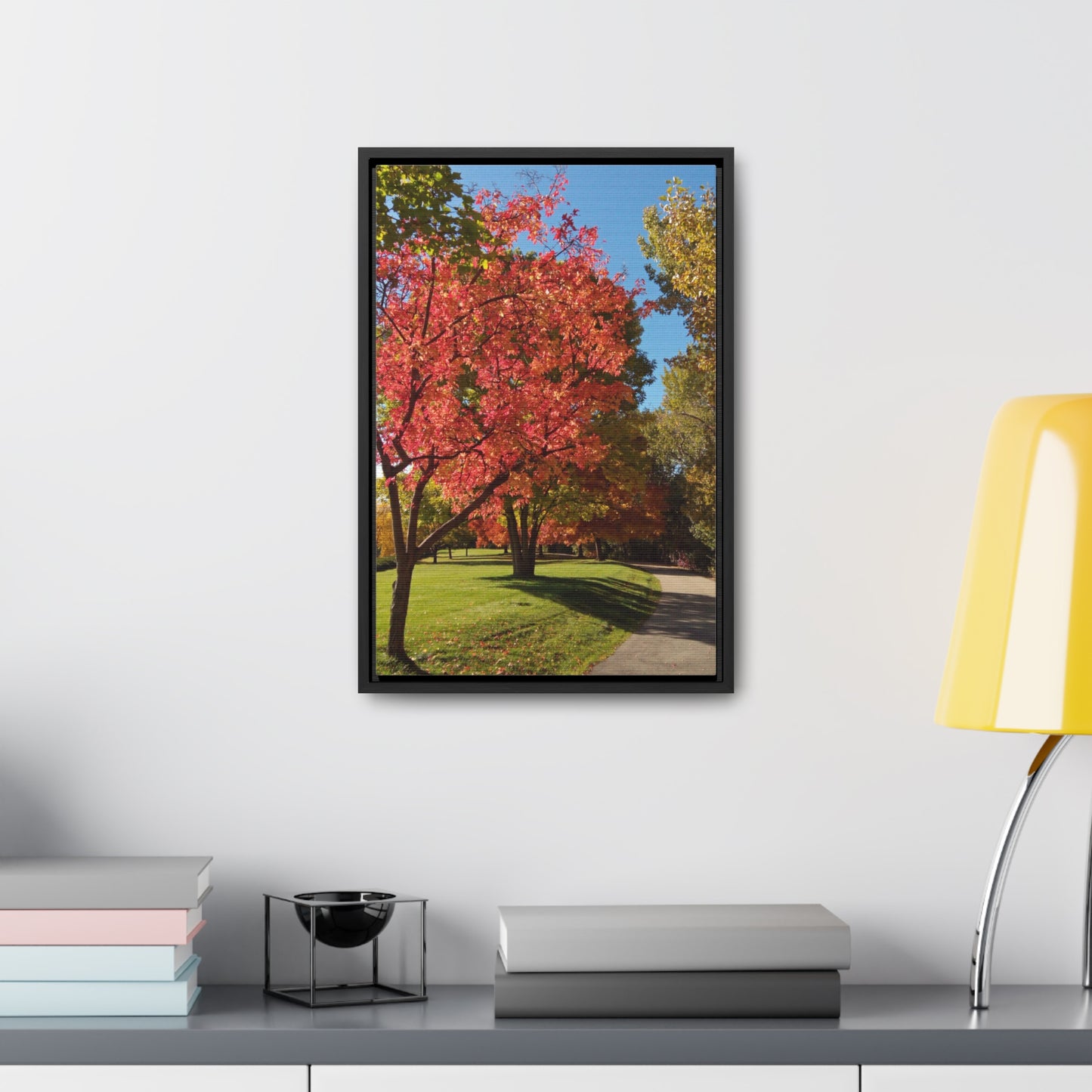 Autumn Glow Gallery Canvas Wraps Framed