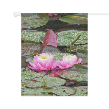 Water Lilies Garden & House Banner