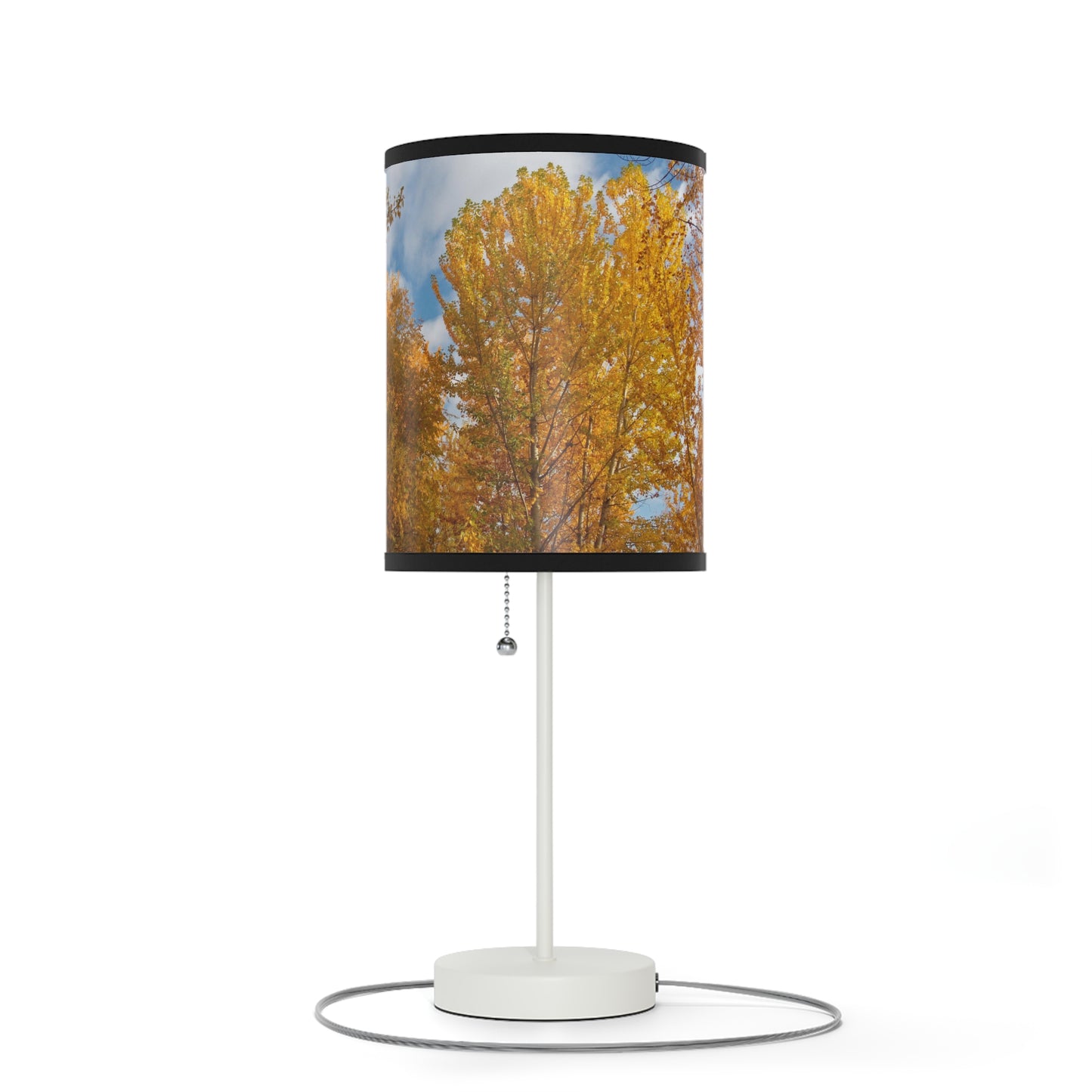 Autumn Gold Lamp on a Stand