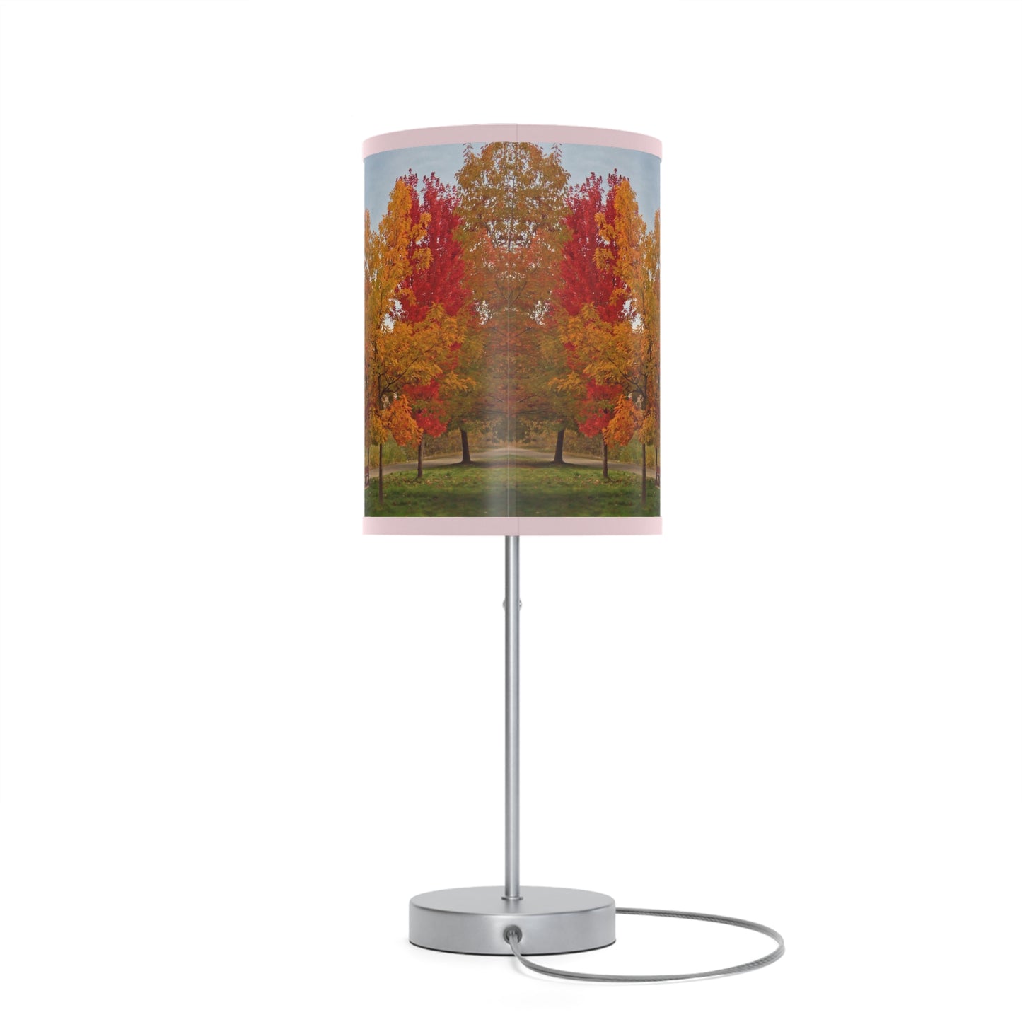 Autumn Serenity Lamp on a Stand