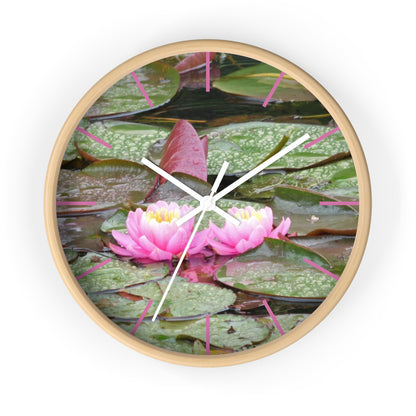 Water Lilies Wall Clock