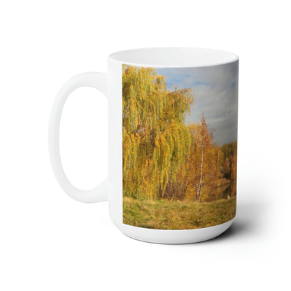 Autumn Sunlight Ceramic Mug 15oz