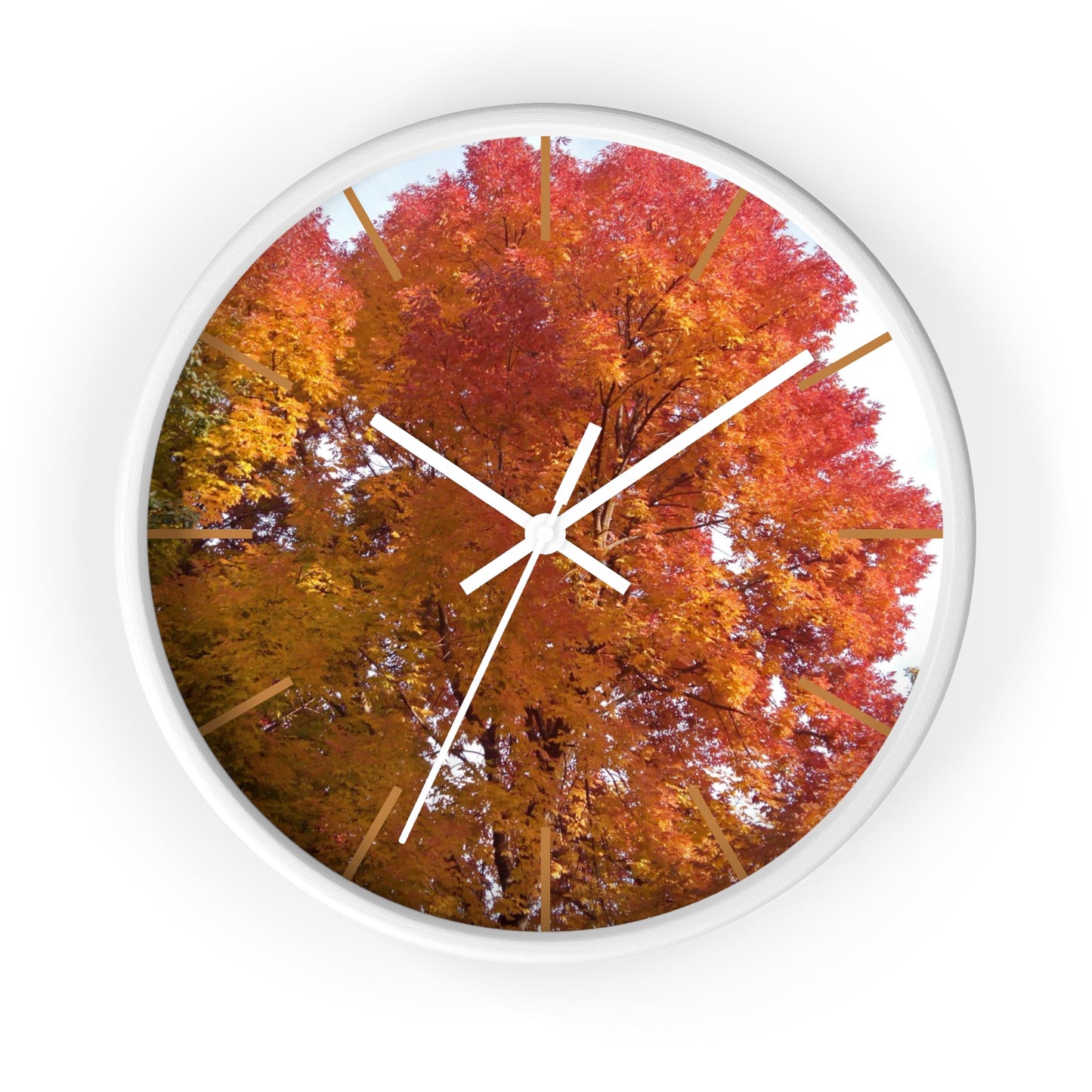 Autumn Radiance Wall Clock