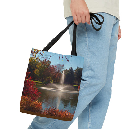 Autumn Fountain Tote Bag