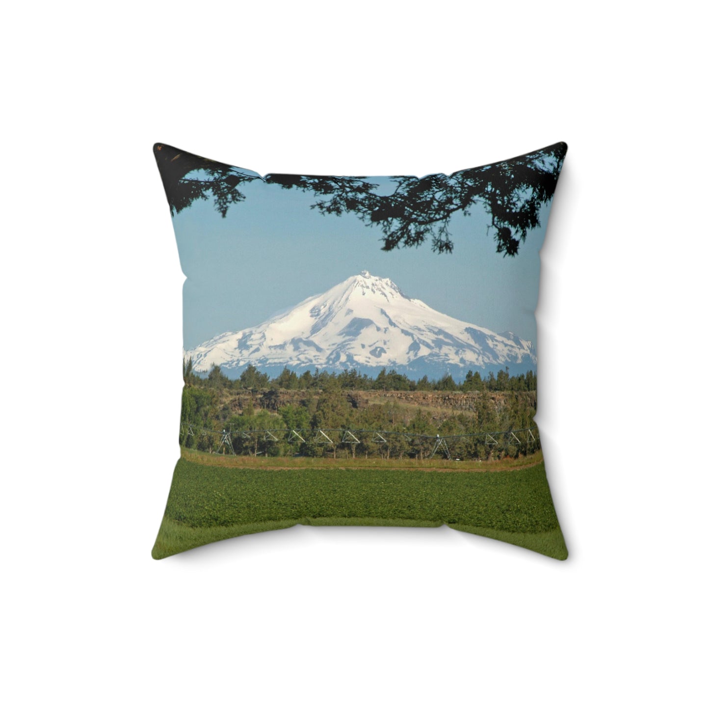 Juniper Framed Mountain Spun Polyester Square Pillow
