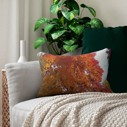 Autumn Radiance Spun Polyester Lumbar Pillow