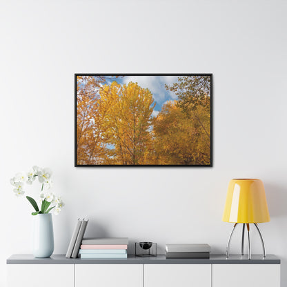 Autumn Gold Gallery Canvas Wraps Framed