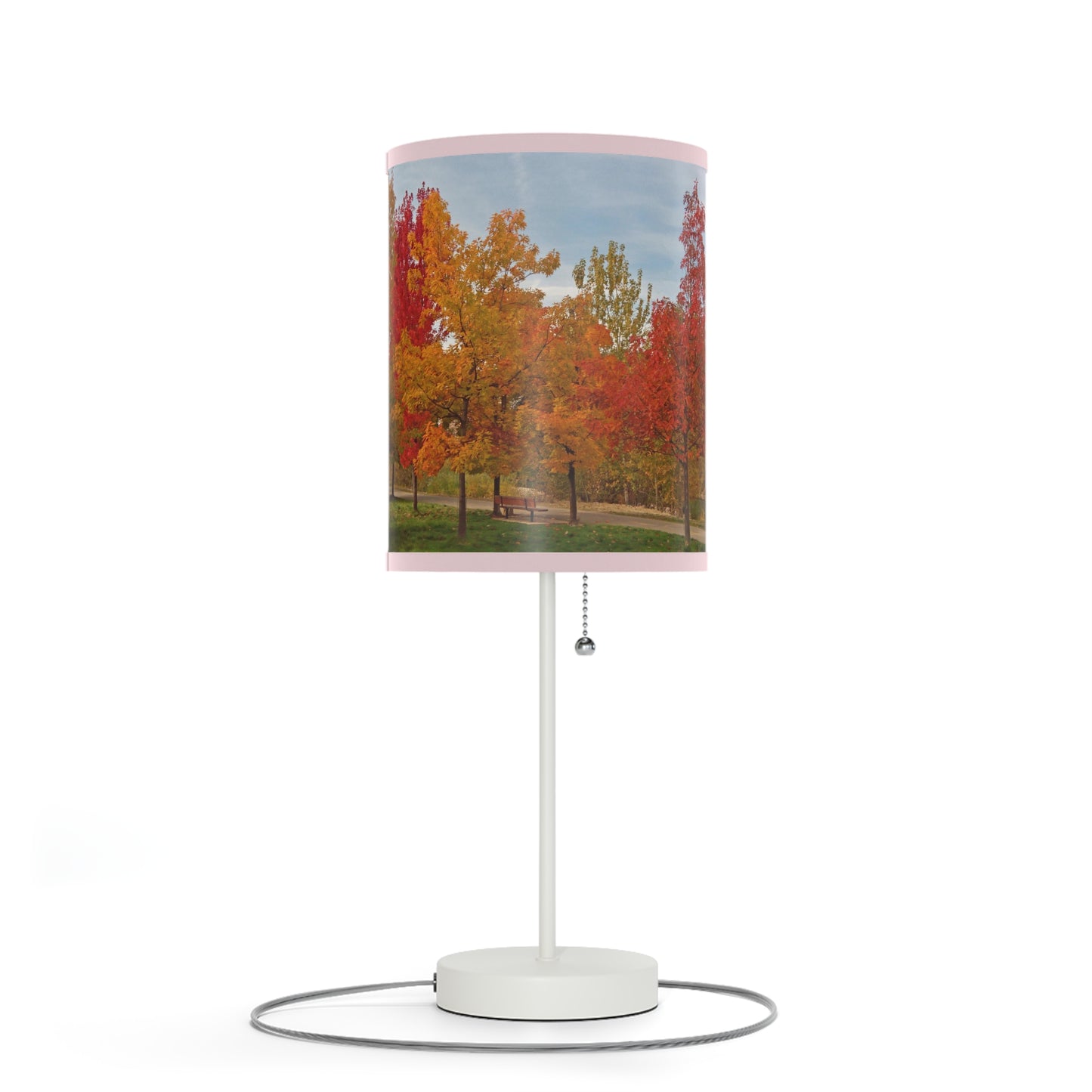 Autumn Serenity Lamp on a Stand