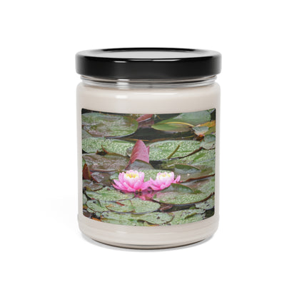 Water Lilies Scented Soy Candle, 9oz