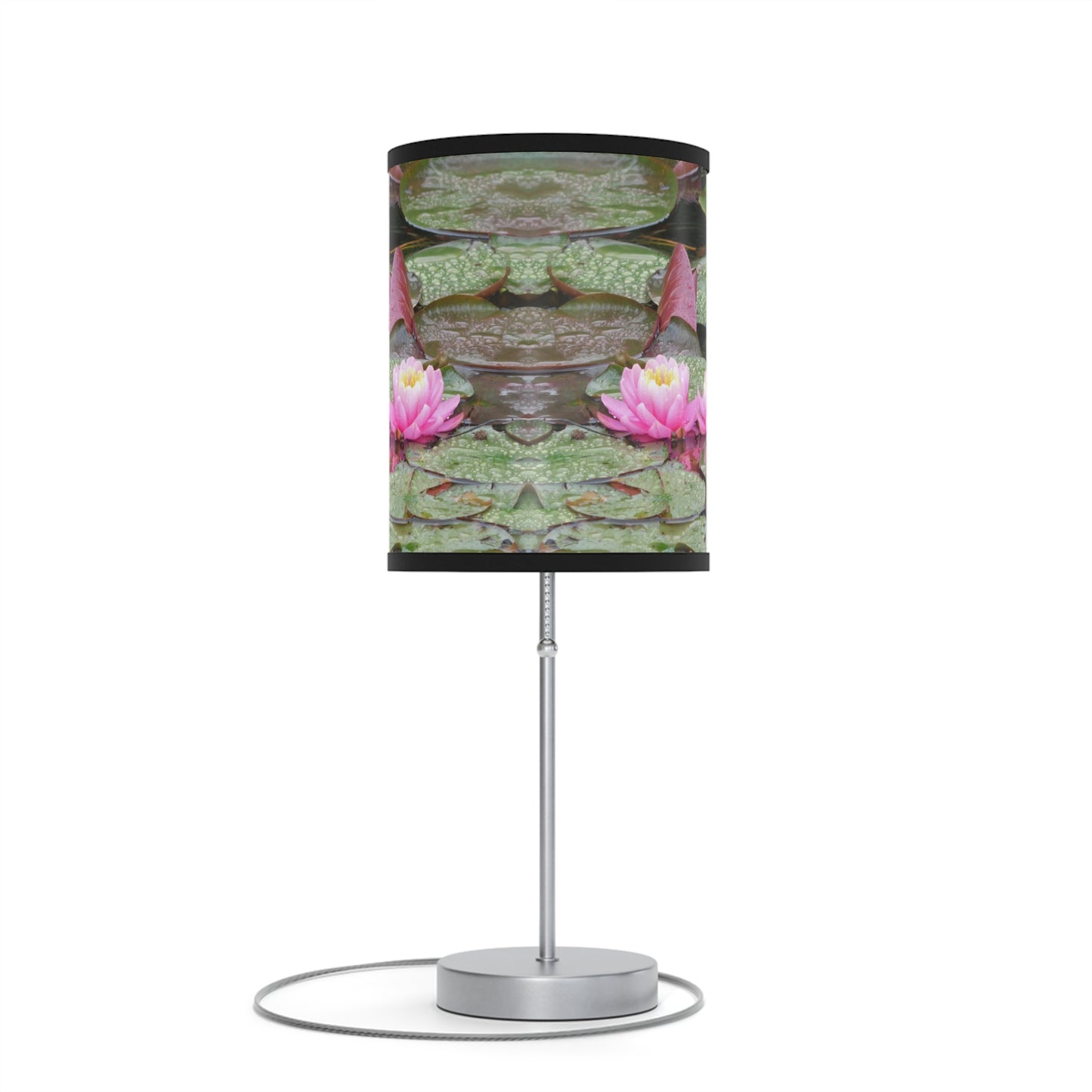 Water Lilies Lamp on a Stand