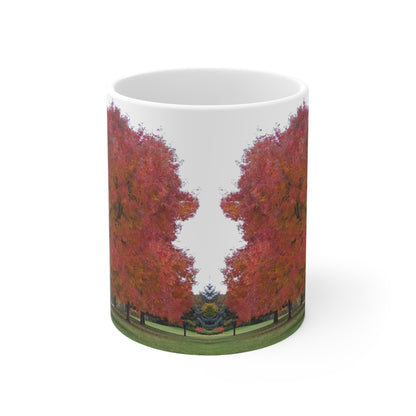 Autumn Tree Mid Fall Ceramic Mug 11oz