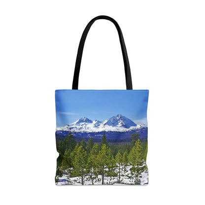 Winter Two Sisters Tote Bag