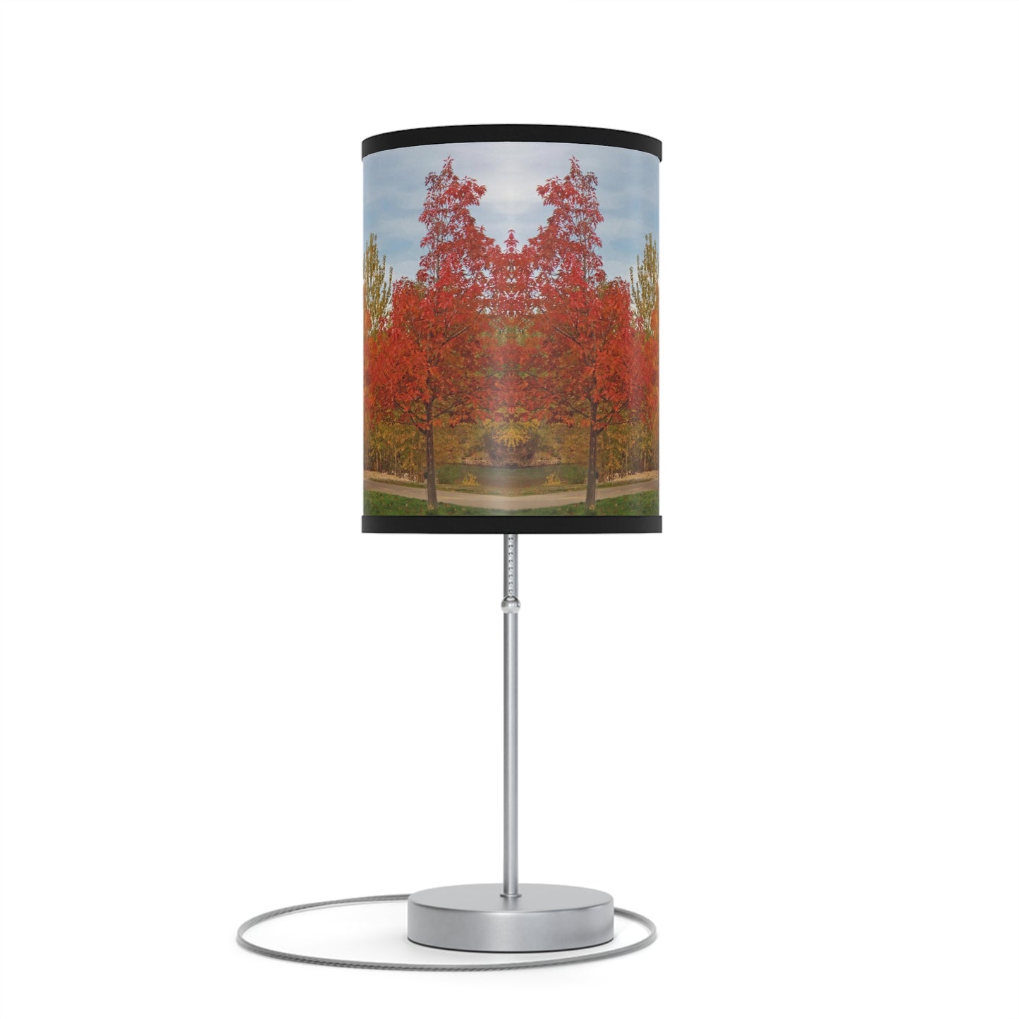 Autumn Serenity Lamp on a Stand