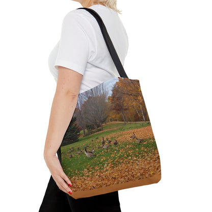 Autumn Geese Tote Bag