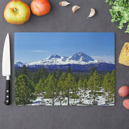 Winter Two Sisters Cutting Board Dishwasher Safe