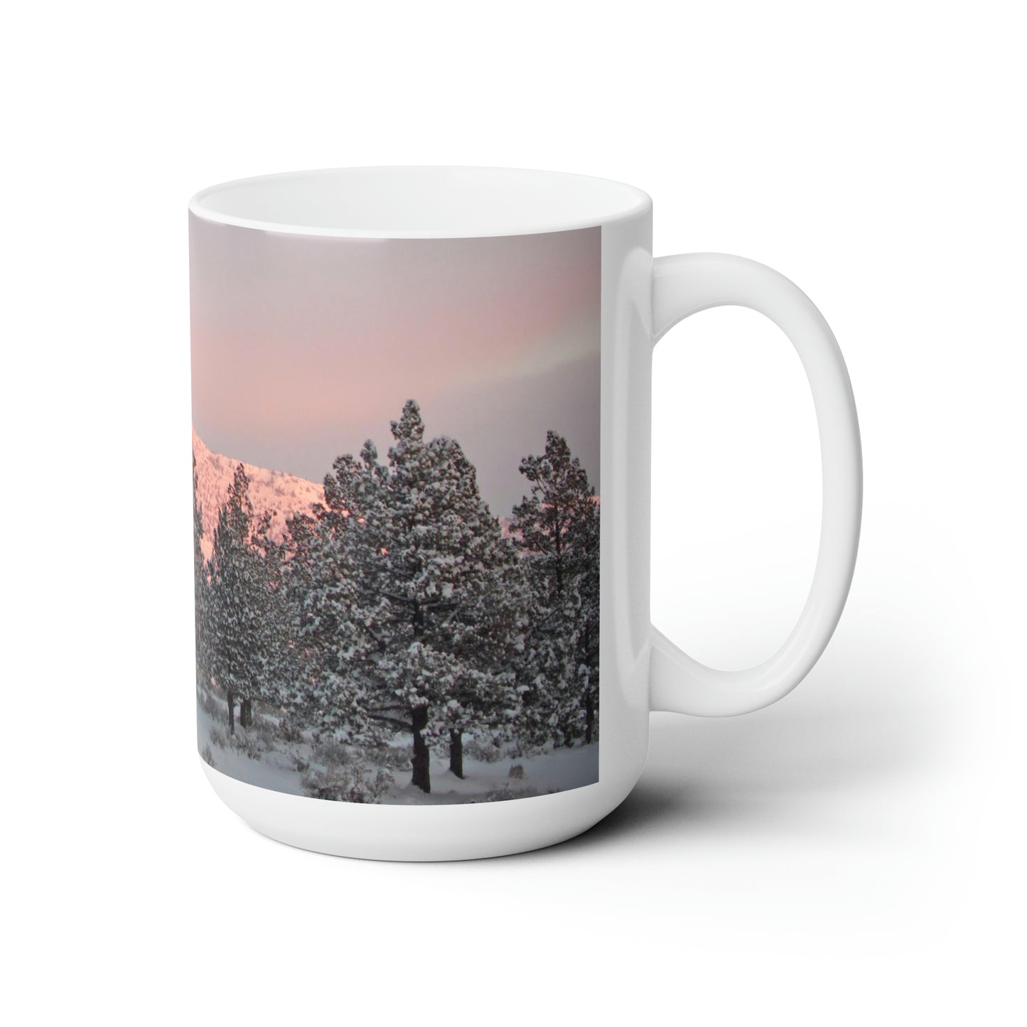 Winter Sunset Ceramic Mug 15oz