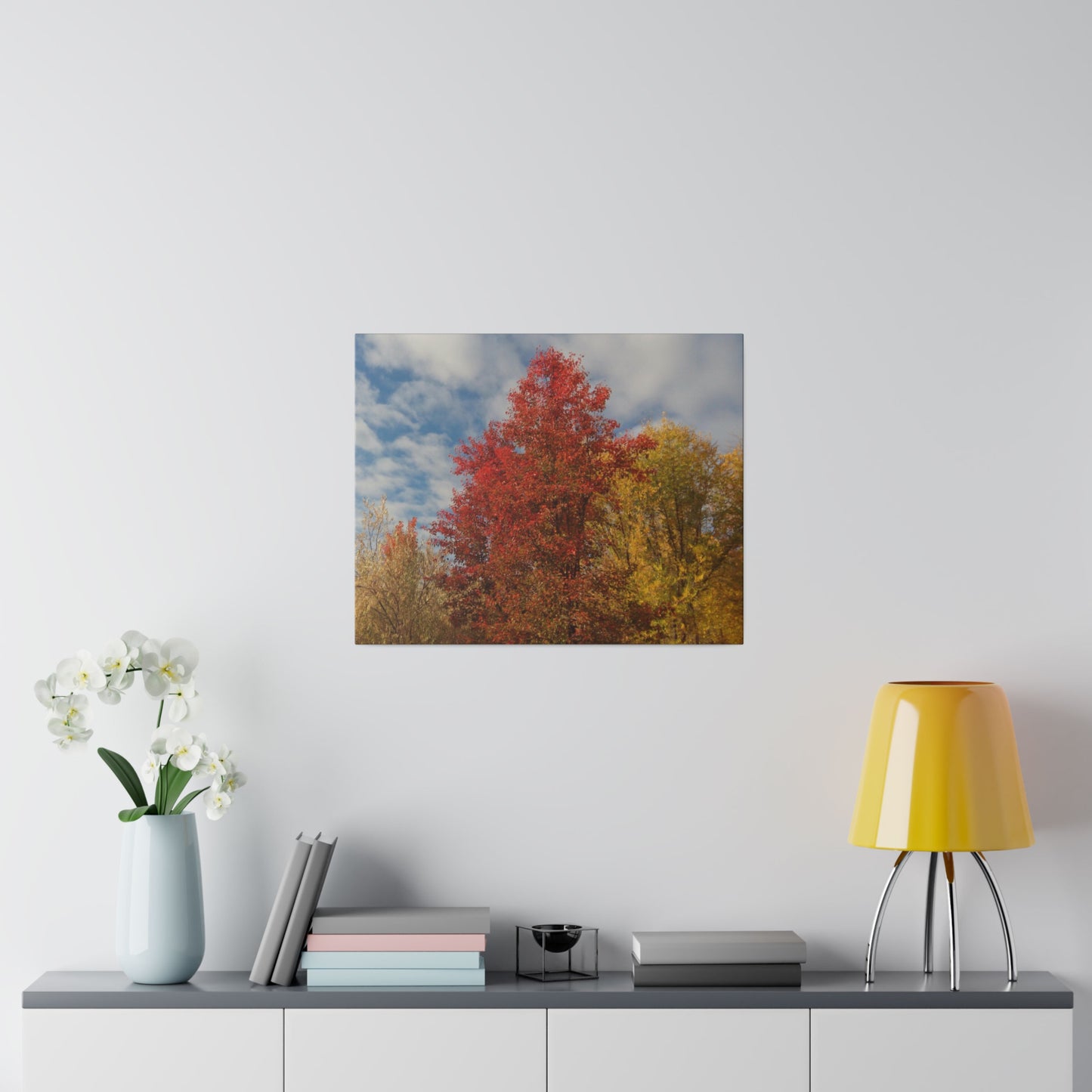 Autumn Sky Matte Canvas