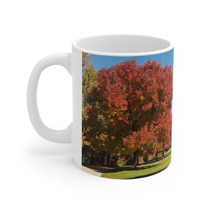 Autumn Tree Early Fall Ceramic Mug 11oz