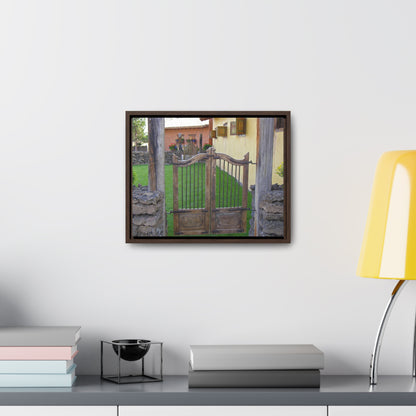 Western Spanish Gates Gallery Canvas Wraps Framed