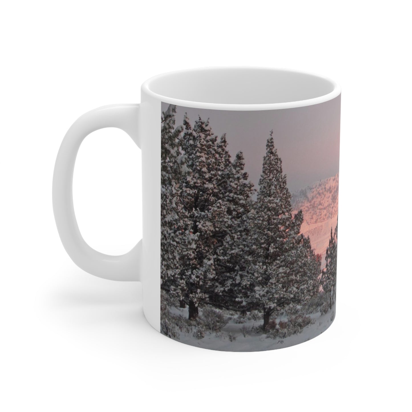 Winter Sunset Ceramic Mug 11oz