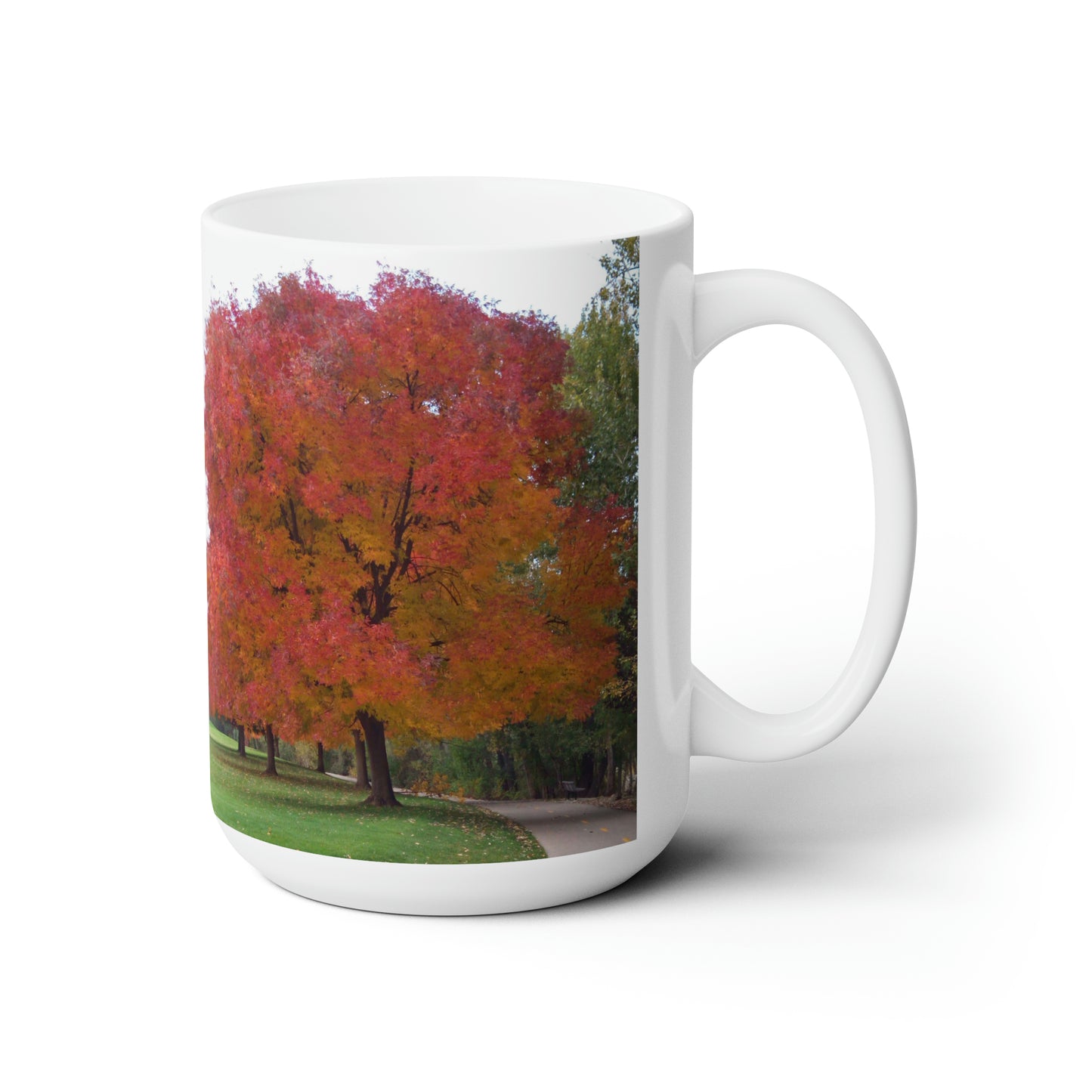 Autumn Tree Mid Fall Ceramic Mug 15oz