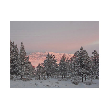 Winter Sunset Matte Canvas