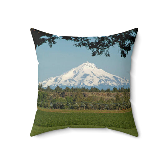 Juniper Framed Mountain Spun Polyester Square Pillow