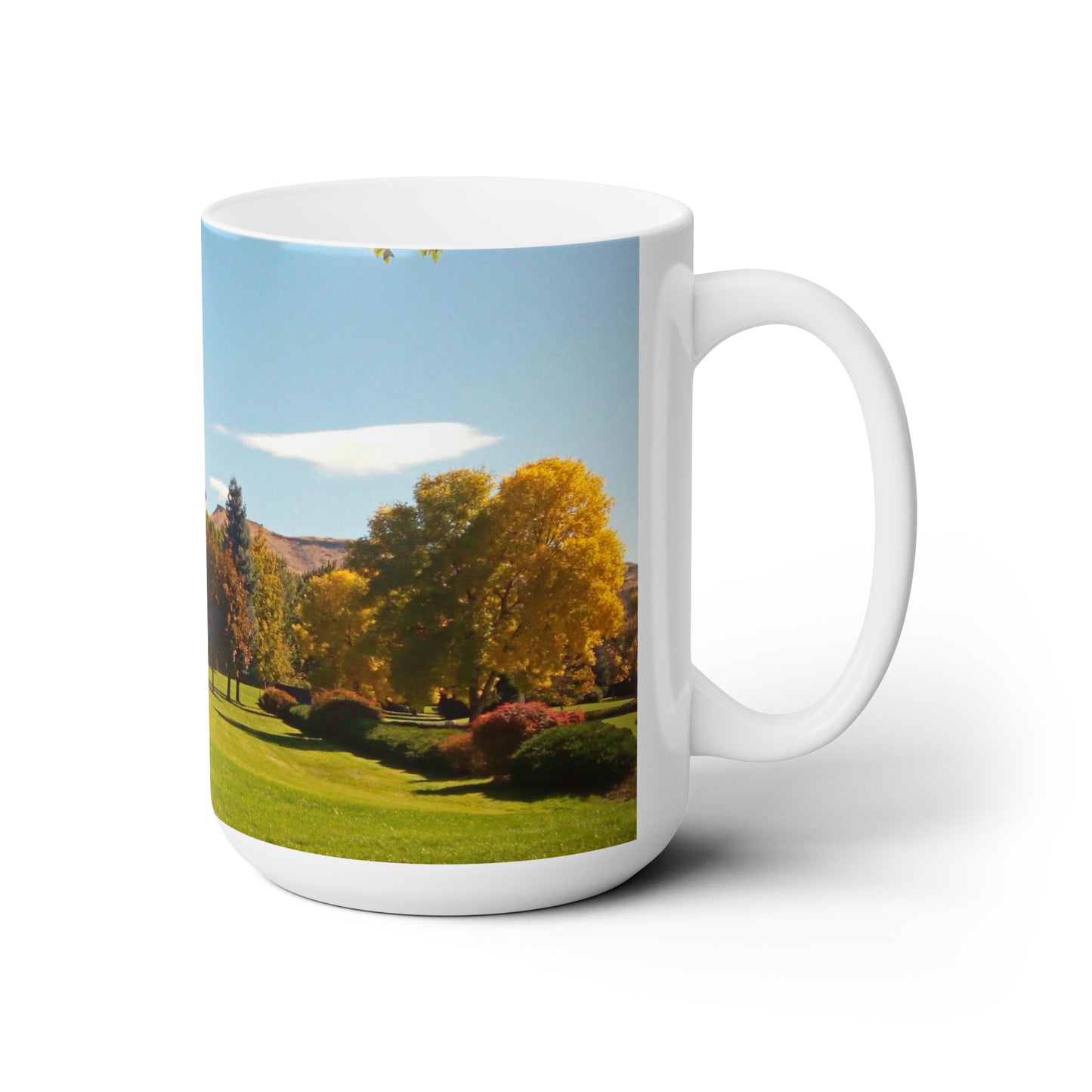 Autumn Lawn Ceramic Mug 15oz