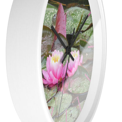 Water Lilies Wall Clock